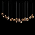 Crystal Shell Cluster Chandelier