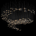 Smoke Glass Current Chandelier