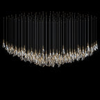 Crystal Petal Drop Chandelier
