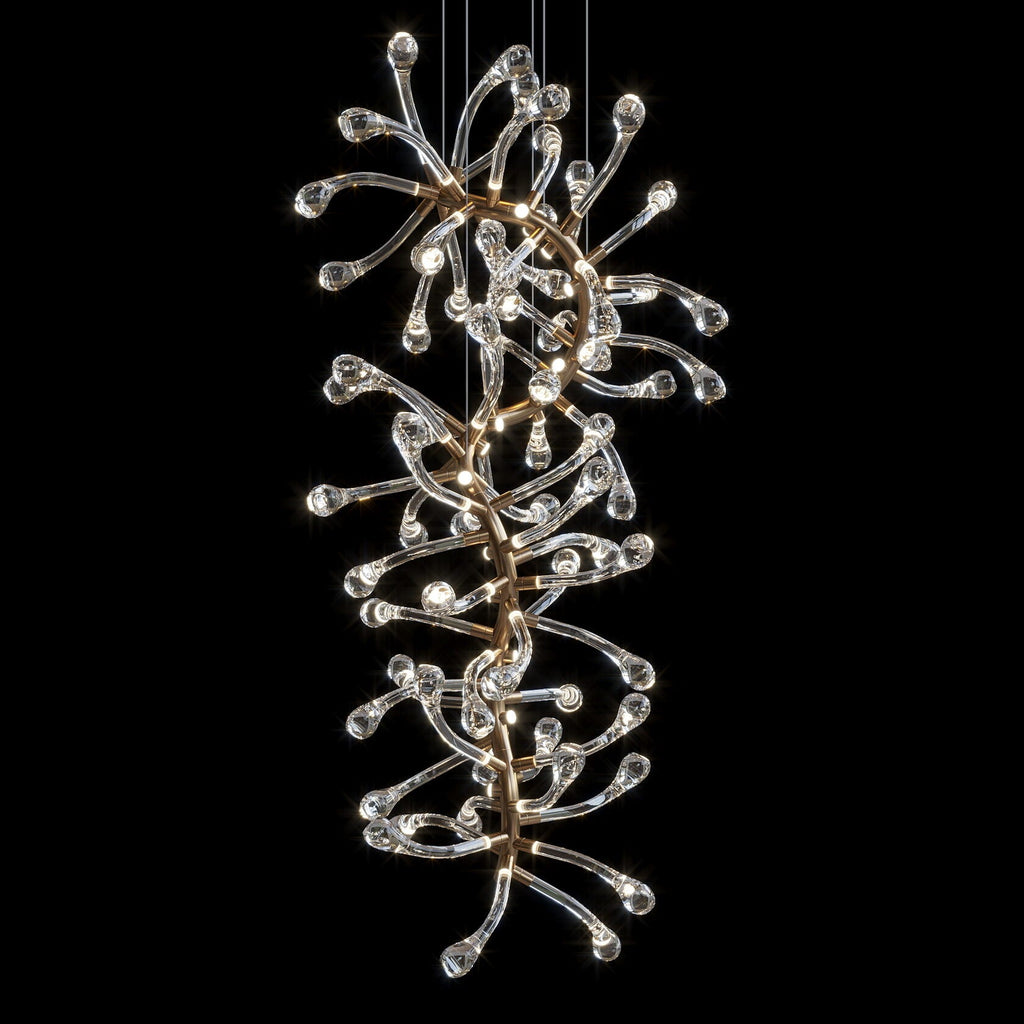 Crystal Tendril Vine Chandelier