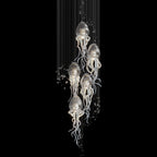 Aqua Jellyfish Chandelier