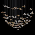 Crystal Arrow Rain Chandelier