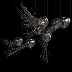 White Jellyfish Trio Chandelier