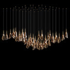 Crystal Petal Drop Chandelier