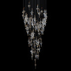 Crystal Diamond Rain Chandelier