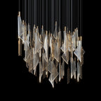 Crystal Sail Cascade Chandelier