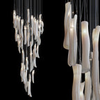 Crystal Spire Bar Chandelier