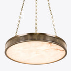 Chaplin Alabaster Plafonnier Chandelier