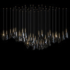 White Petal Drop Chandelier