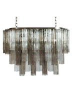 Murano Chandelier – 62 Tubes – Smoked/Transparent