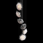 Monochrome Daisy Cluster Chandelier