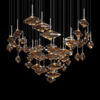 Amber Prism Constellation Chandelier