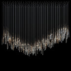 Crystal Icicle Rain Chandelier