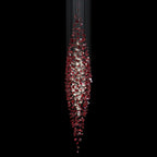 Crimson Crystal Scatter Chandelier