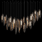 Silver Ice Shard Chandelier