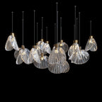 Crystal Shell Cluster Chandelier