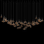 Amber Prism Constellation Chandelier