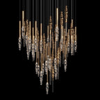 Crystal Totem Cascade Chandelier
