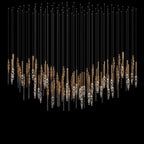 Crystal Totem Cascade Chandelier