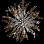 Smoke Palm Burst Chandelier