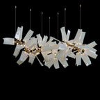 White Porcelain Shard Chandelier