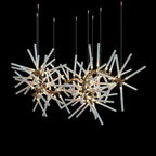 Crystal Starburst Branch Chandelier