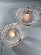 Bubble Glass Pebble Cascade Chandelier