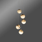 Calli Alabaster Chandelier 5 Lights