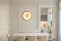 Moon alabaster wall sconce by Bling Lighting Studio