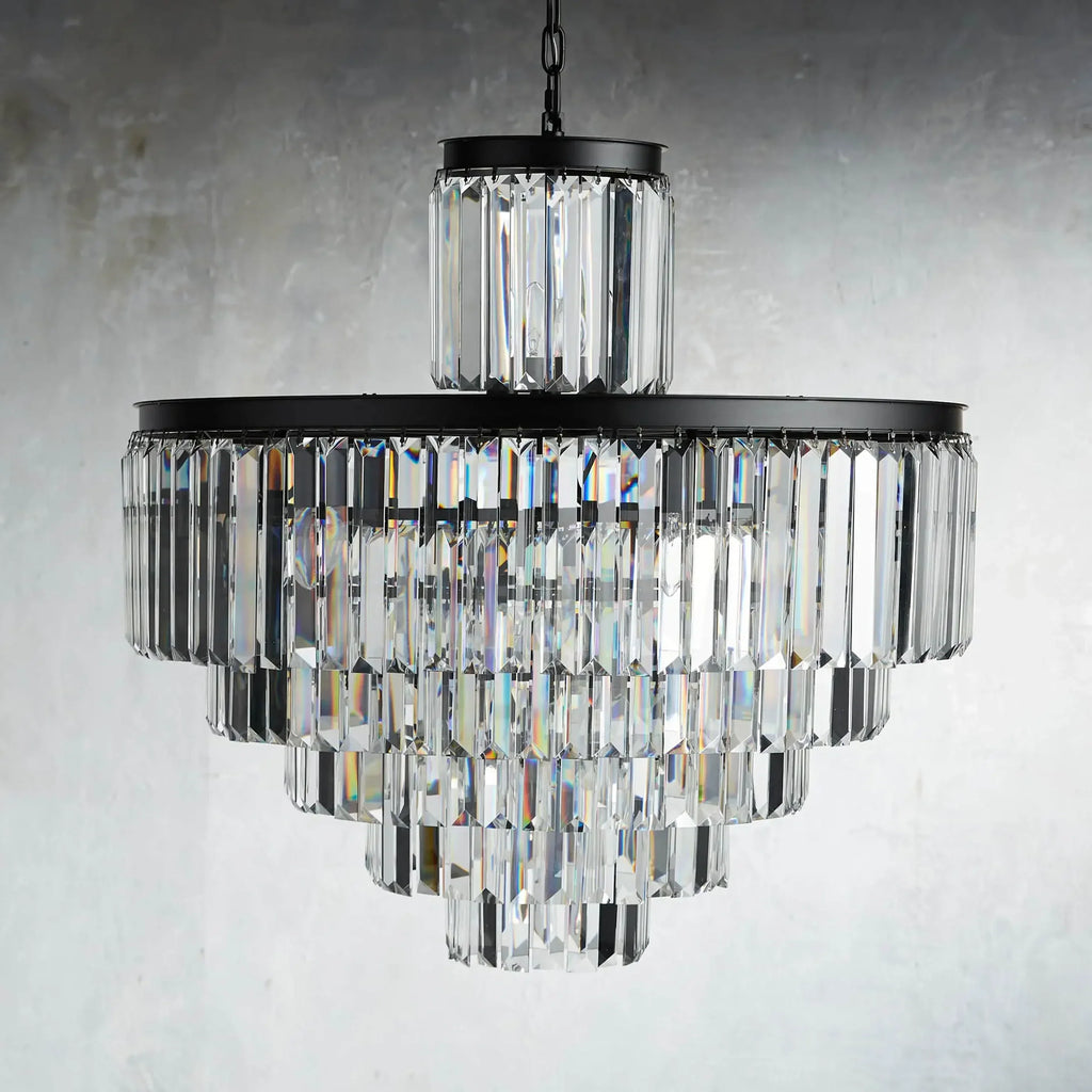 Leyland 22-Light Chandelier by Bling Lighting Studio