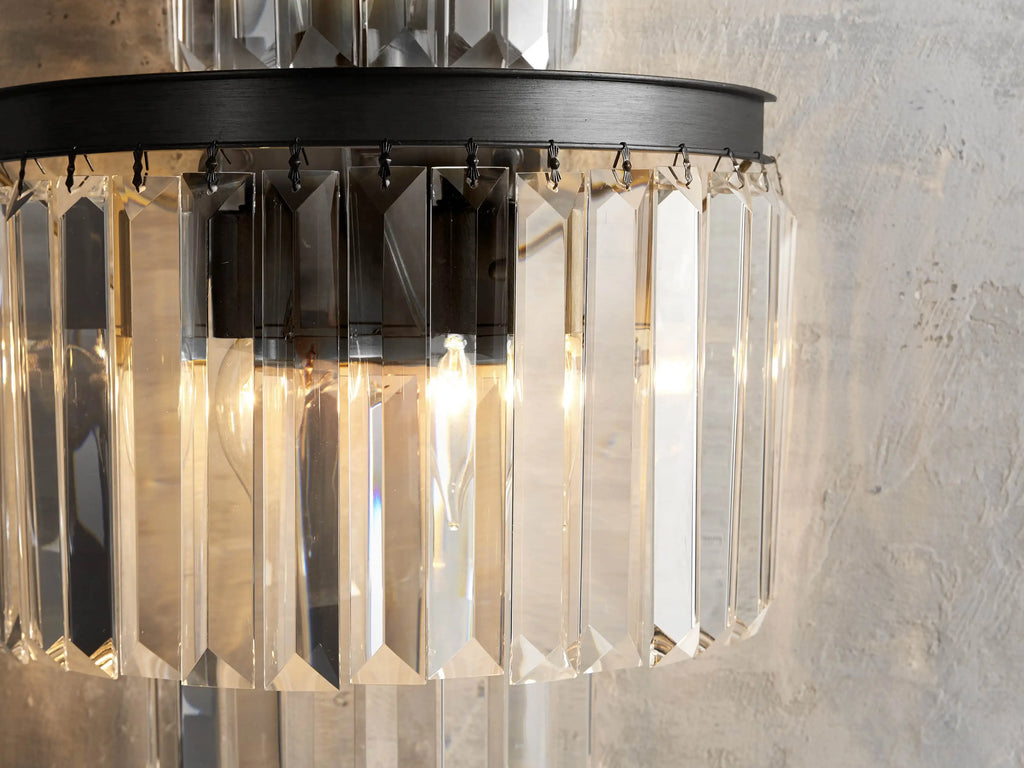 Leyland 3-Light Wall Sconce material and finish detail