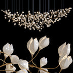 Linear Spark Vine Chandelier