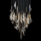 Crystal Sail Cascade Chandelier