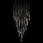 White Petal Drop Chandelier