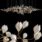 Linear Spark Vine Chandelier