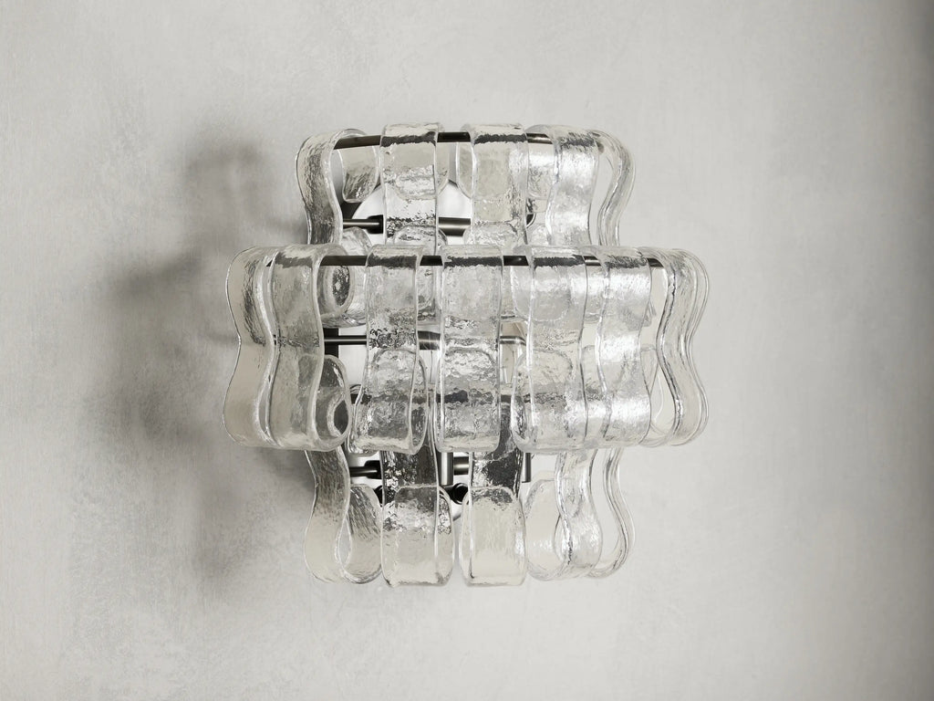 Ghiaccio Wall Sconce by Bling Lighting Studio