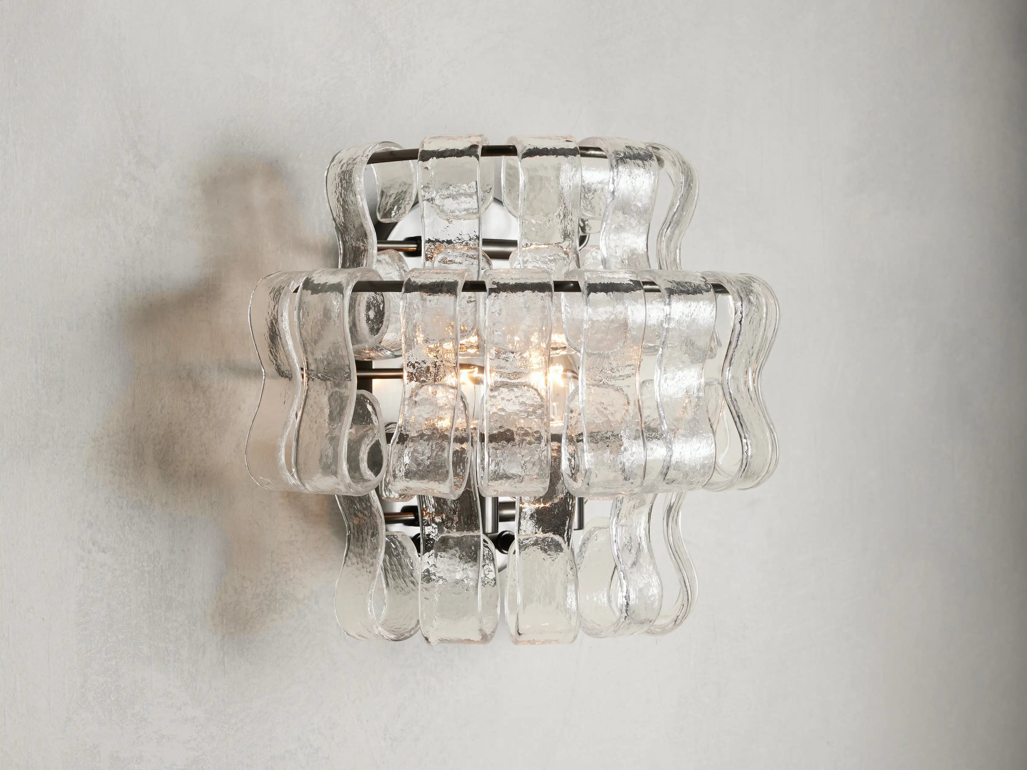 Ghiaccio Wall Sconce by Bling Lighting Studio