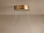 Halima Alabaster Halo Chandelier 36'' 48''D