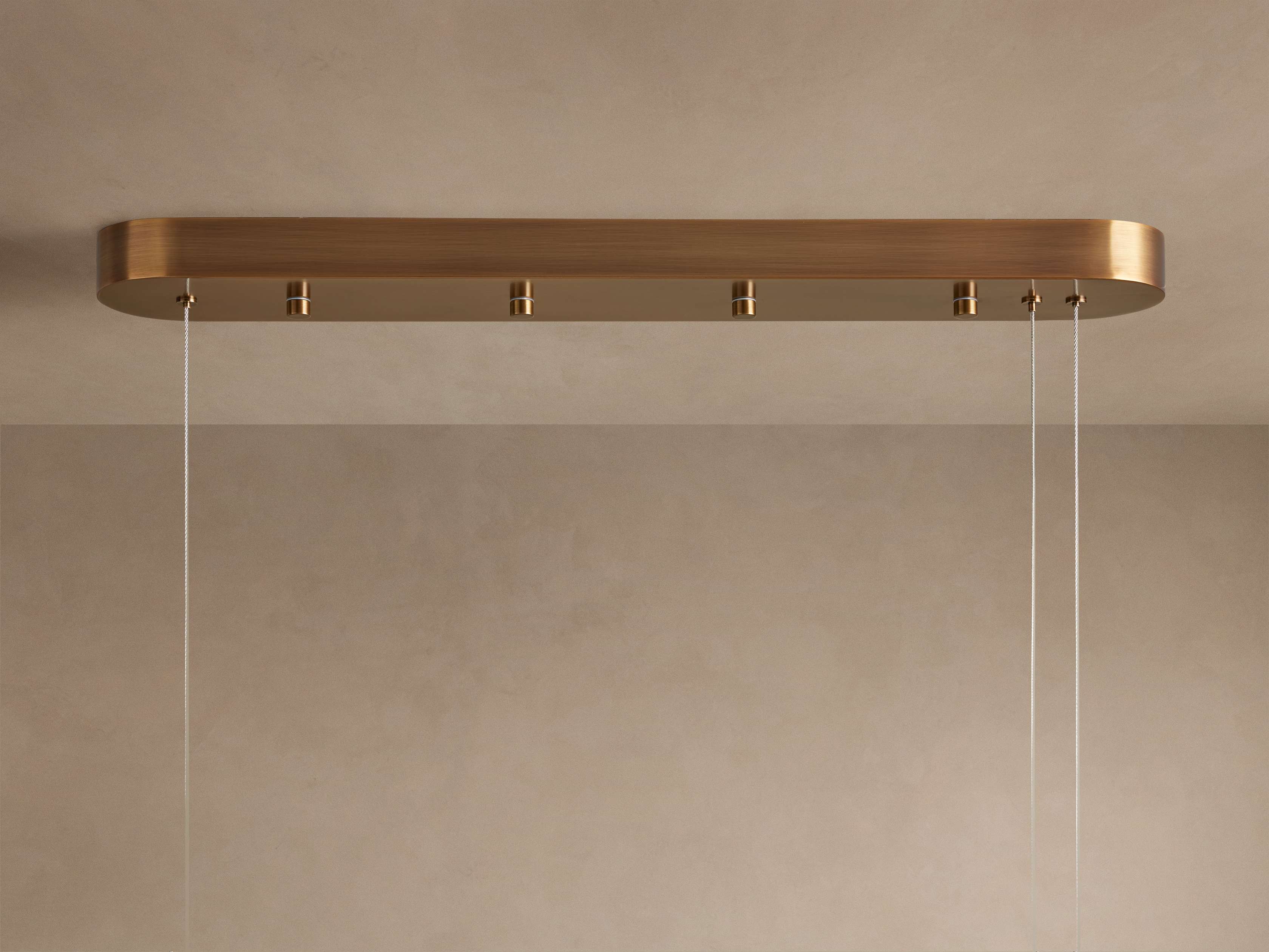 Halima Alabaster Linear Chandelier 64'' 74''L