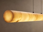 Halima Alabaster Linear Chandelier 64'' 74''L