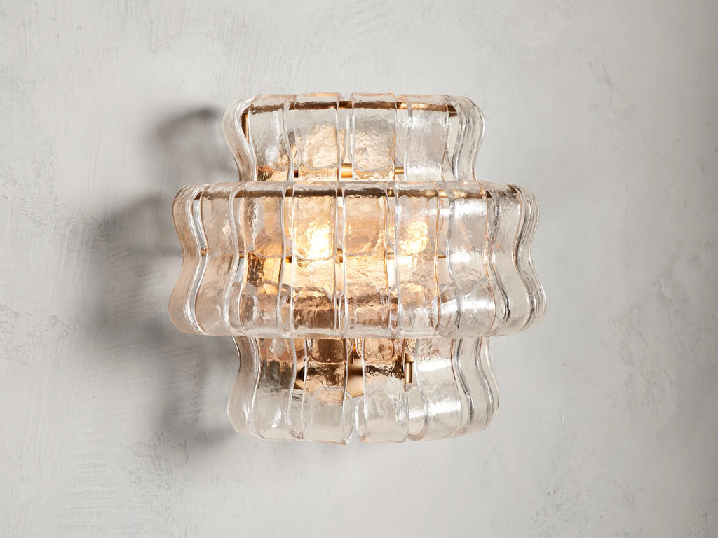 Ghiaccio Wall Sconce by Bling Lighting Studio