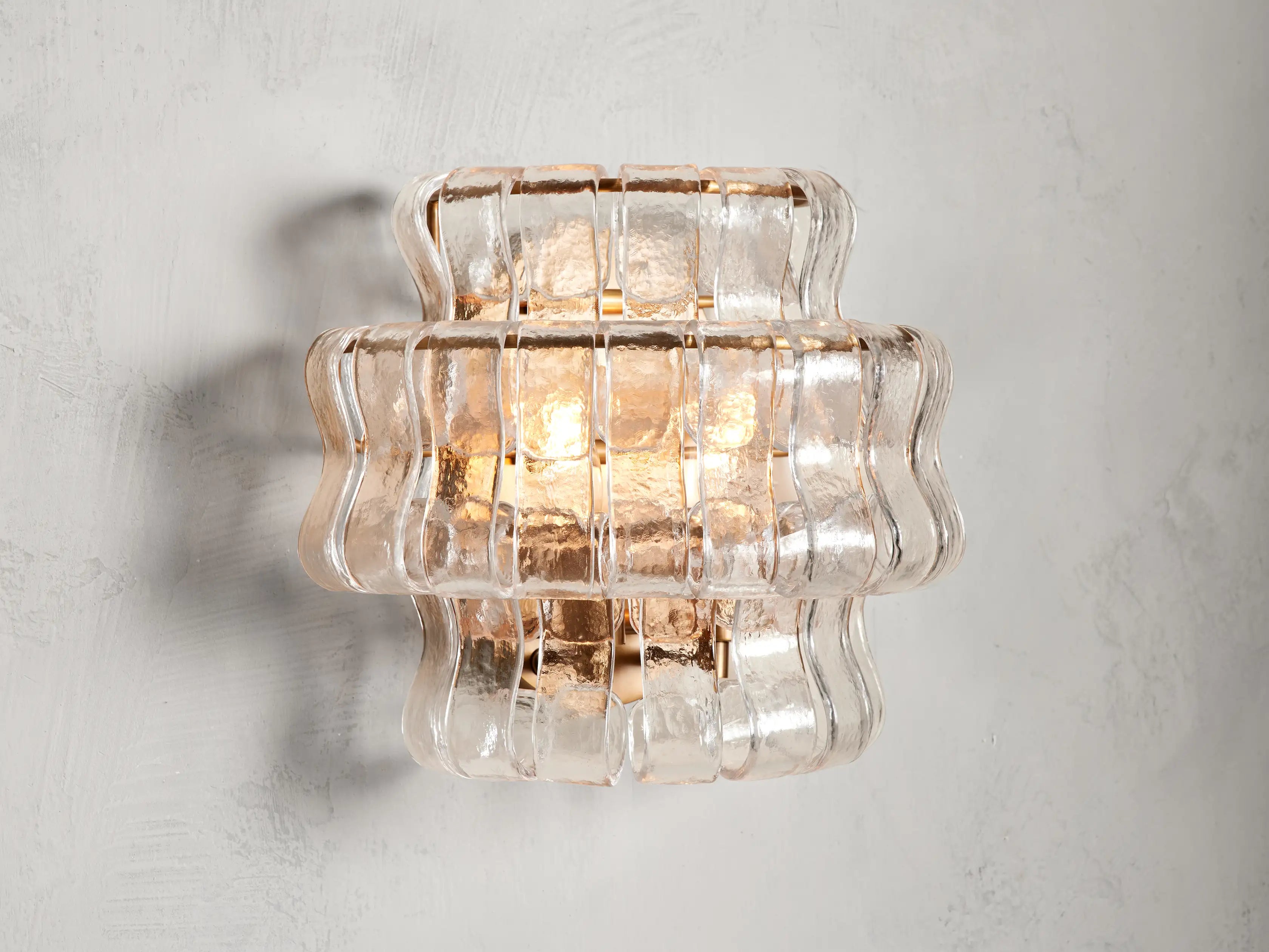 Ghiaccio Wall Sconce by Bling Lighting Studio