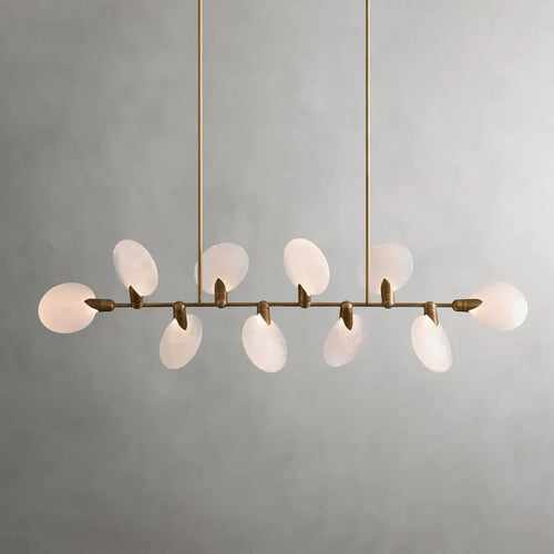 Lyla Linear Chandelier detail view