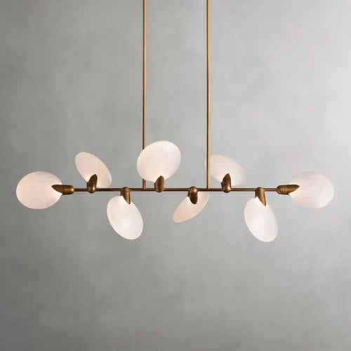 Lyla Linear Chandelier by Bling Lighting Studio
