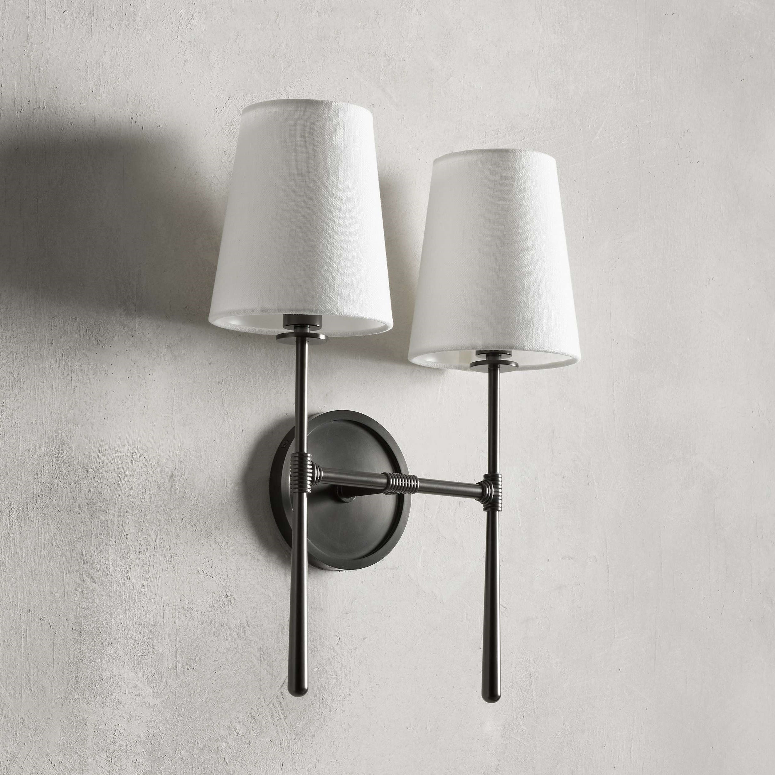 Rhodes 2-Light Wall Sconce detail view