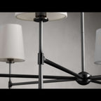 Rhodes Round Chandelier material and finish detail