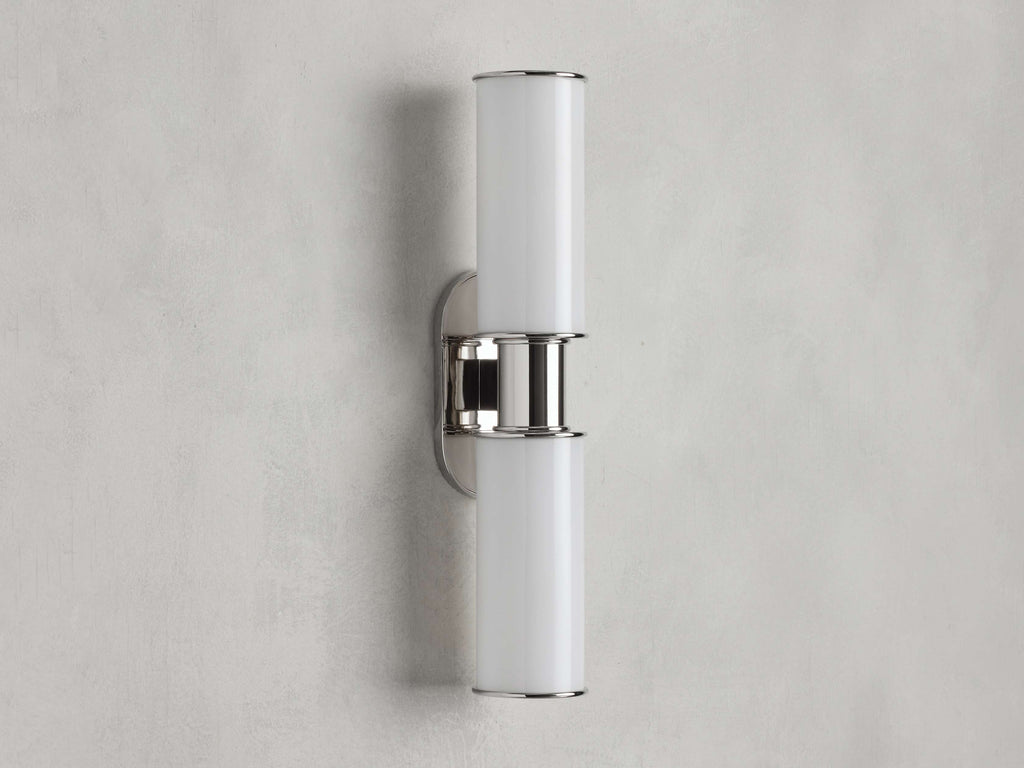 Harlin 2-Light Wall Sconce in Milk