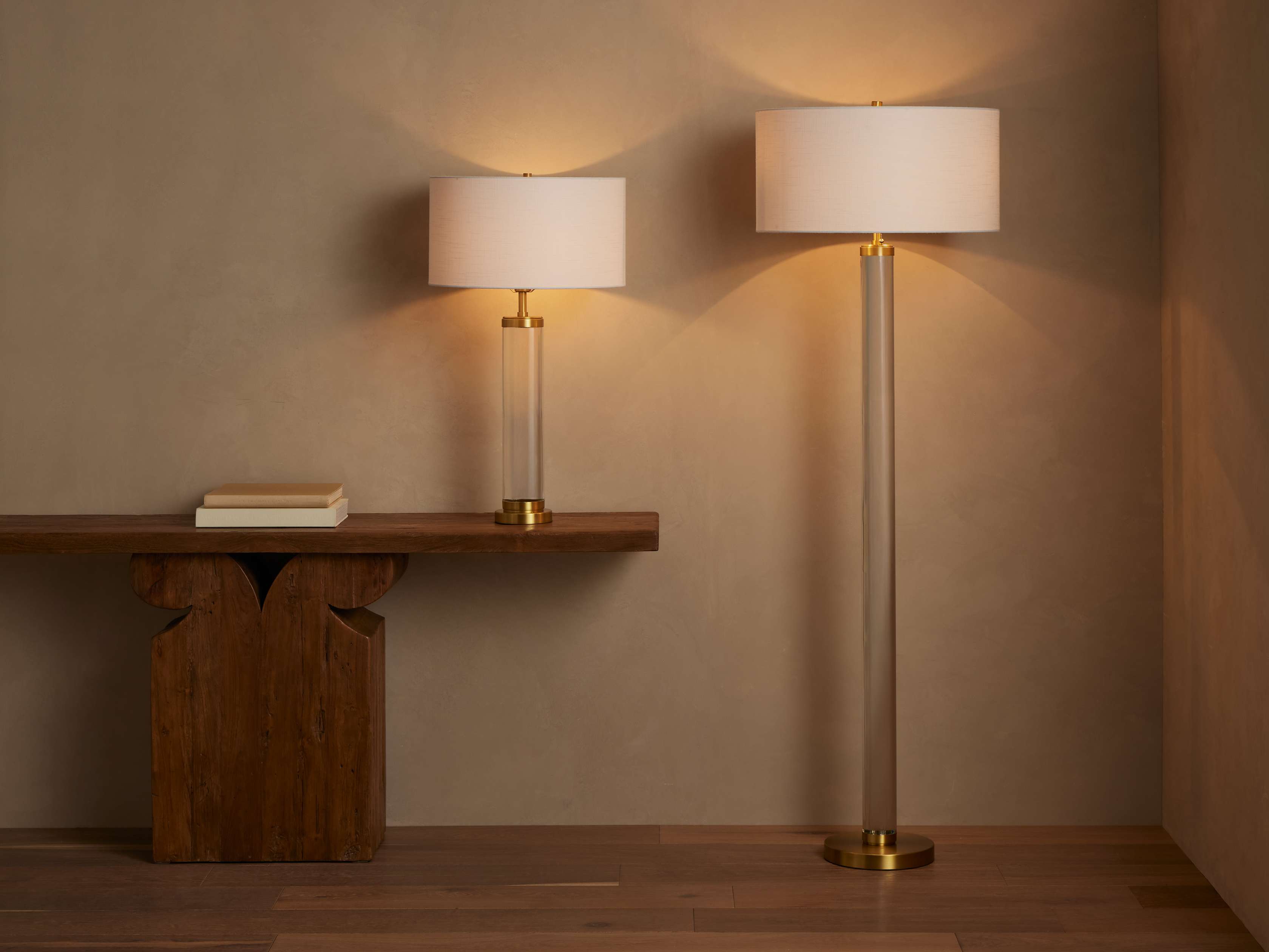 Linden Crystal Floor Lamp material and finish detail