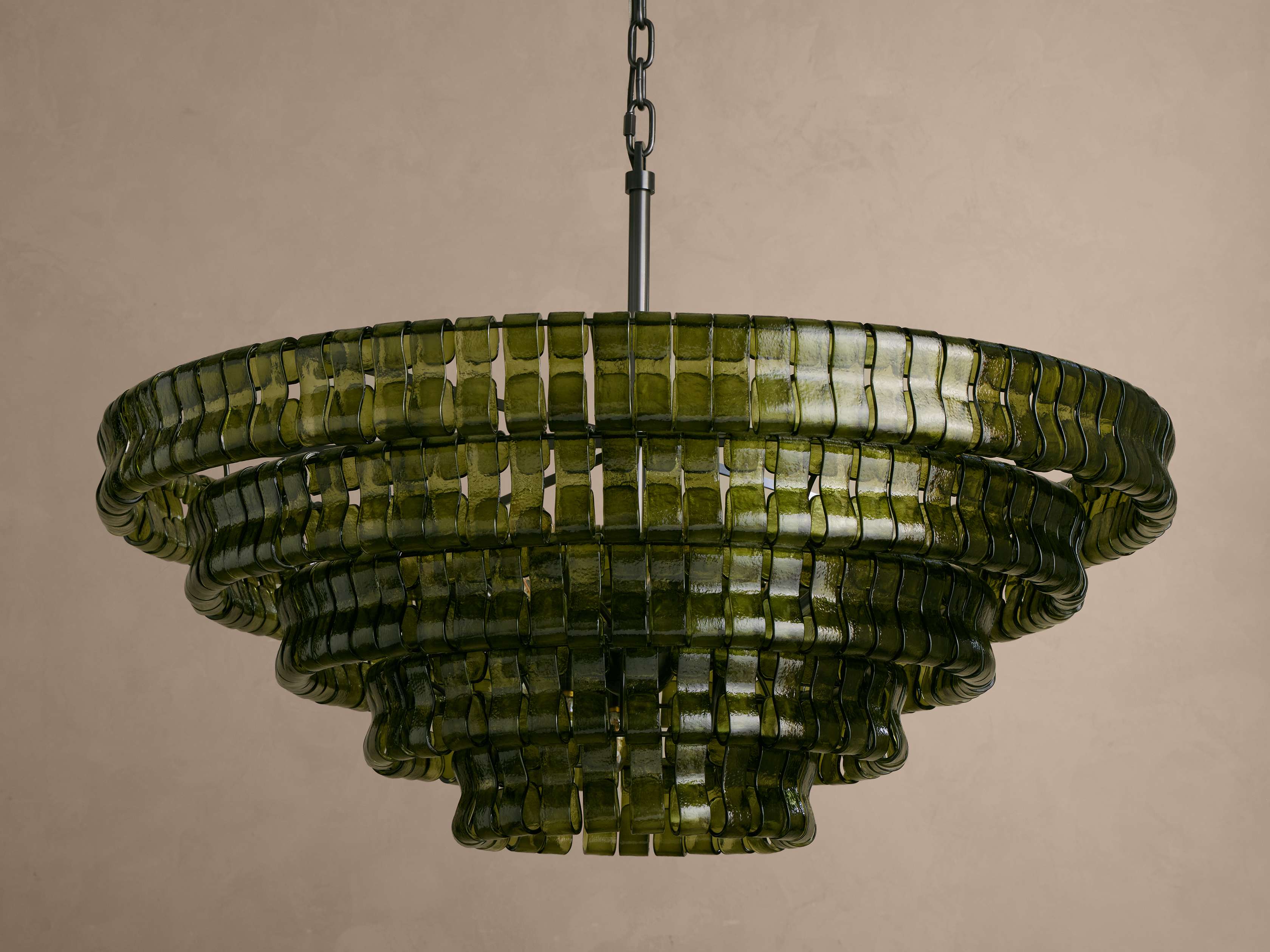 Ghiaccio Round Chandelier by Bling Lighting Studio