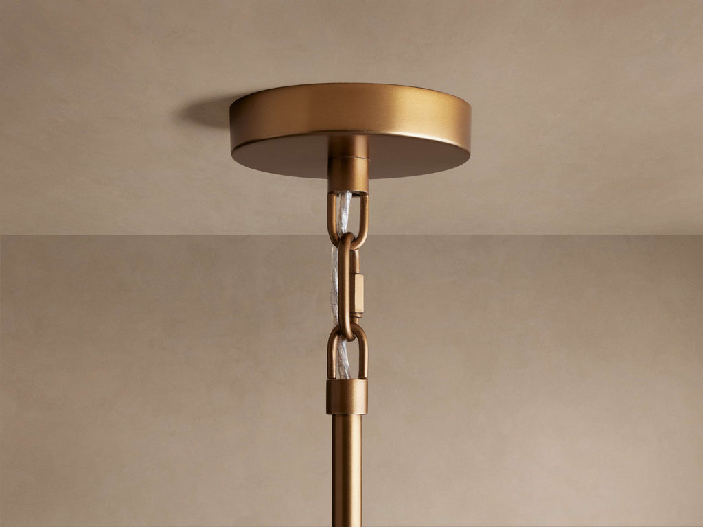 Saige Round Chandelier material and finish detail